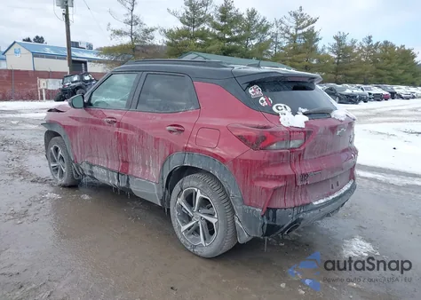 2021 Chevrolet Trailblazer Awd Rs из США, поврежденный, VIN KL79MUSL8MB117164